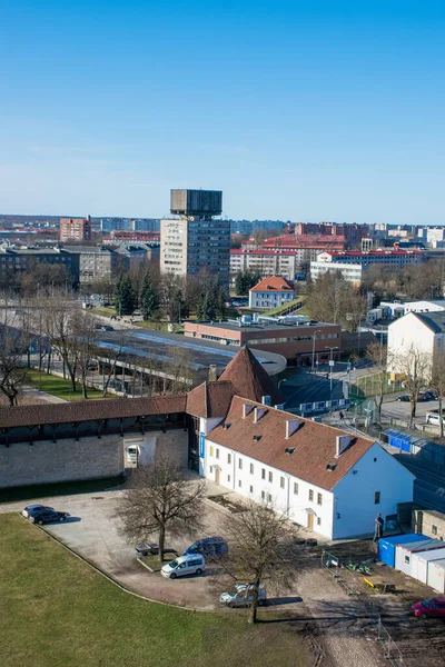 Вид Замок Нарве Эстония — стоковое фото