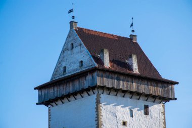 Hermann kalesinin Narva, Estonya 'daki manzarası