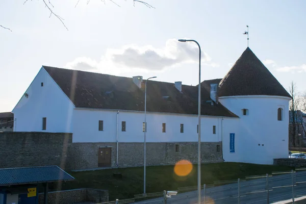 Вид Замок Нарве Эстония — стоковое фото