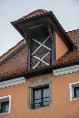 Straubing, Almanya - Mart 2020: Bavyera 'daki Straubing' in tarihi merkezi