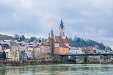 Passau, Almanya 'da şehir manzarası
