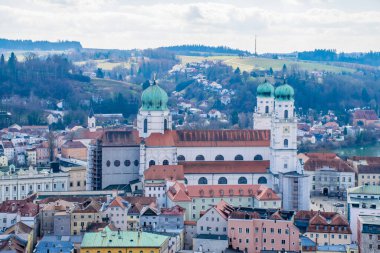 Gündüzleri eski şehir manzarası, seyahat kavramı