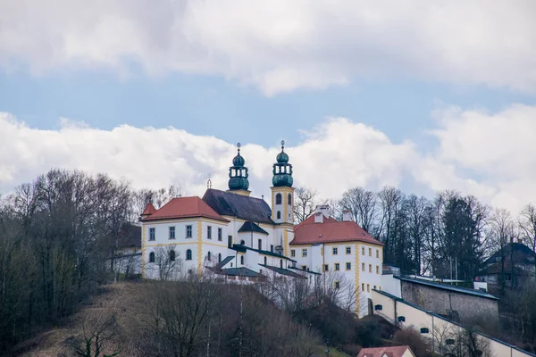 Pohled Městskou Krajinu Pasově Německo — Stock fotografie