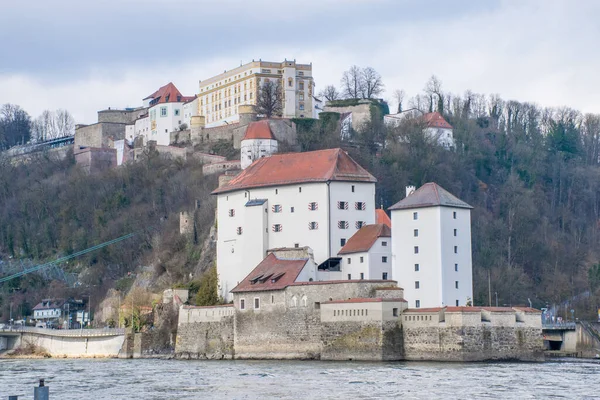 Fortaleza Veste Oberhaus Passau Alemanha — Fotografia de Stock