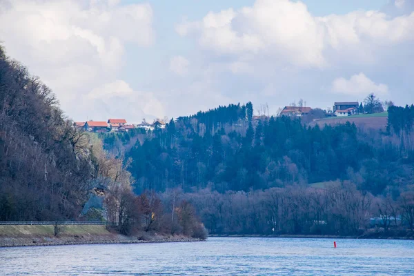 Widok Miasto Passau Niemcy — Zdjęcie stockowe