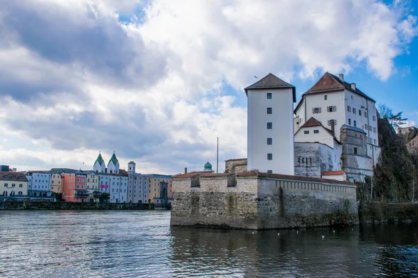 Blick Auf Die Burg Der Altstadt Bei Tag Reisekonzept — Stockfoto