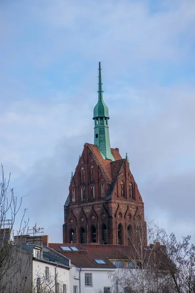 Widok Stary Kościół — Zdjęcie stockowe