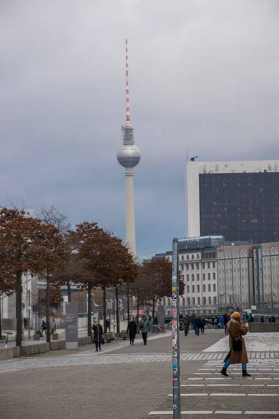 Blick Auf Die Deutsche Stadt Traditionelle Architektur Bei Tag Reisekonzept — Stockfoto