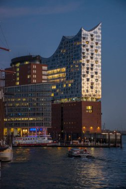 Alman şehri modern mimarisi, seyahat konsepti