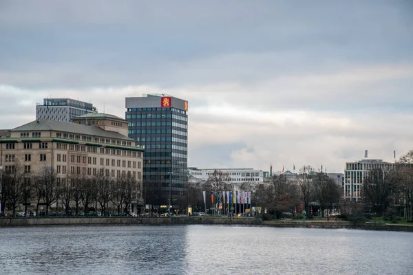 Blick Auf Deutsche Städte Moderne Architektur Reisekonzept — Stockfoto