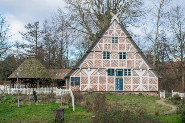 Belle Architecture Vieilles Maisons Bois — Photo