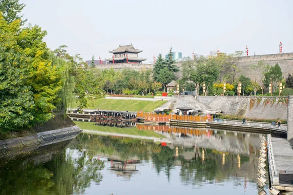 Xian China Octubre 2019 Excursión Día Xian City Wall Una —  Fotos de Stock