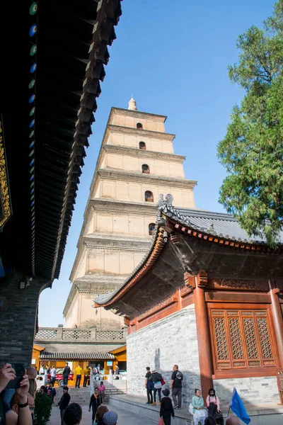 Сиань Китай Октябрь 2019 Года Гигантская Пагода Дикого Гуся Сиань — стоковое фото