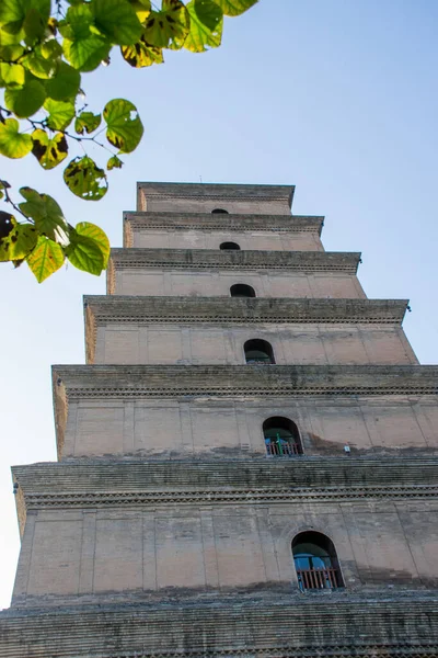 Xian China Circa Octubre 2019 Pagoda Gigante Del Ganso Salvaje — Foto de Stock