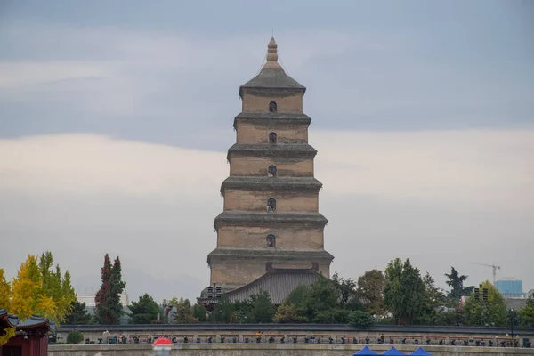 Xian China Circa Octubre 2019 Pagoda Gigante Del Ganso Salvaje —  Fotos de Stock