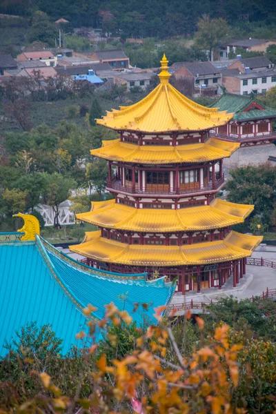 Buddhistische Pagode Der Nähe Des Louguantai Tempels Bei Xian Provinz — Stockfoto
