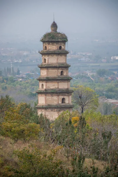 Daqin Pagoda - Buddhist pagoda near Louguantai temple near Xian. The pagoda has been controversially claimed as a Nestorian Christian church from the Tang Dynasty