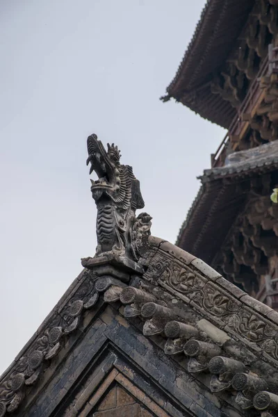 View Traditional Pagoda Cloudy Sky Background China — Stock Photo, Image