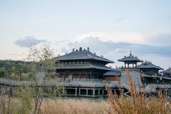view of traditional Chinese architecture at daytime, travel concept