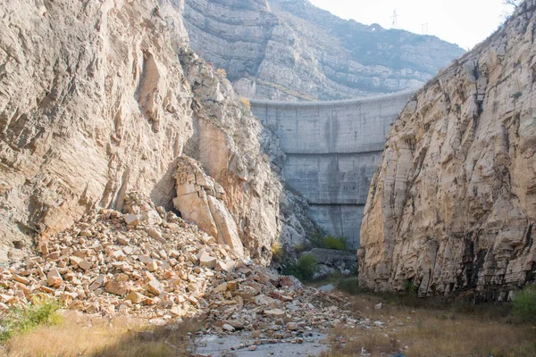 Vedere Mănăstirea Taoistă Lângă Orașul Datong Din Provincia Shanxi Tradus — Fotografie, imagine de stoc