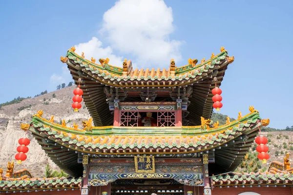 Taket Taoist Kloster Nära Datong Stad Shanxi Provinsen — Stockfoto