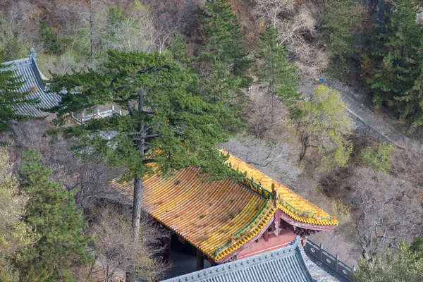 Shanxi Deki Datong Şehri Yakınlarındaki Taoist Manastırı Kutsal Taoist Dağı — Stok fotoğraf