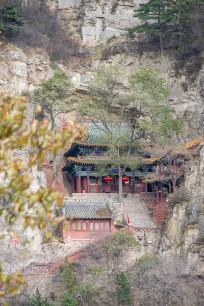 Widok Klasztor Taoistów Pobliżu Miasta Datong Prowincji Shanxi Przetłumaczone Jako — Zdjęcie stockowe