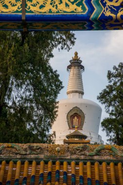 Geleneksel Budist tapınağı, seyahat konsepti 