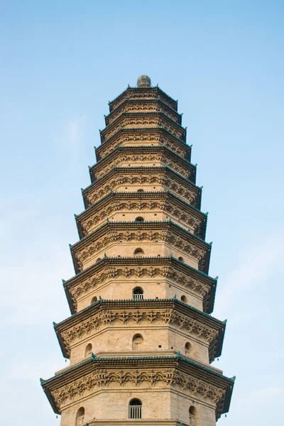 Άποψη Της Παραδοσιακής Κινεζικής Αρχιτεκτονικής Ταξιδιωτική Έννοια — Φωτογραφία Αρχείου