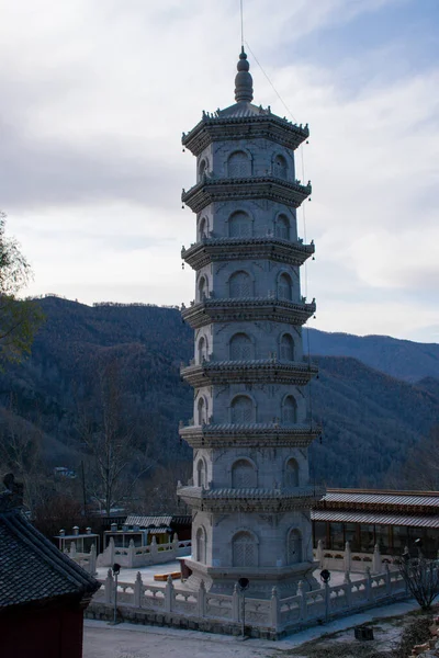 传统佛寺 旅游观念 — 图库照片