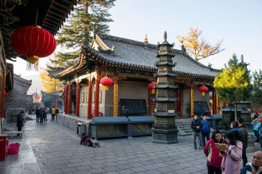 Geleneksel Budist tapınağı, seyahat konsepti 