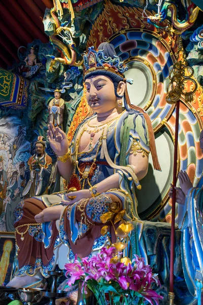 Innerhalb Des Traditionellen Buddhistischen Tempels Reisekonzept — Stockfoto