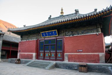 Geleneksel Budist tapınağı, seyahat konsepti 