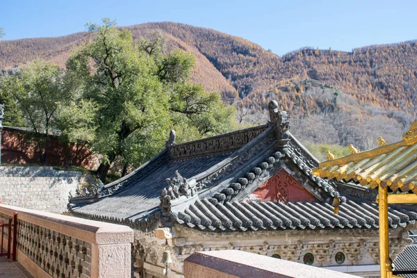 Templo Arquitetura Tradicional Chinesa Conceito Viagem — Fotografia de Stock