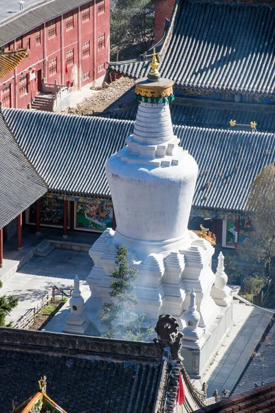Templo Arquitetura Tradicional Chinesa Conceito Viagem — Fotografia de Stock
