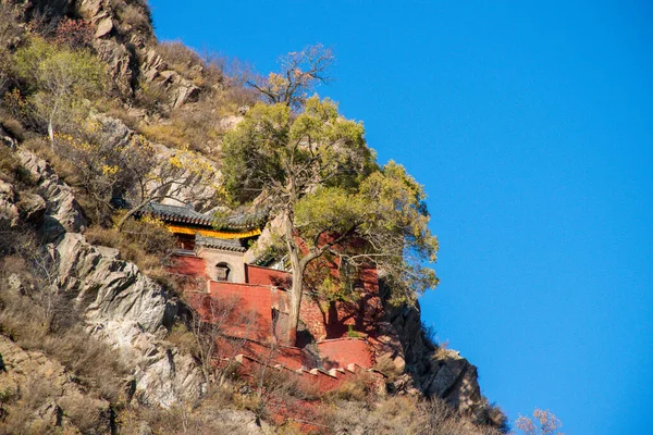 Templo Arquitetura Tradicional Chinesa Conceito Viagem — Fotografia de Stock