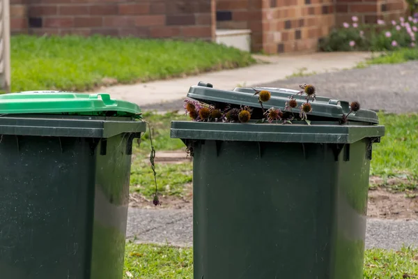 쓰레기로 오스트레일리아의 쓰레기 매립장 — 스톡 사진