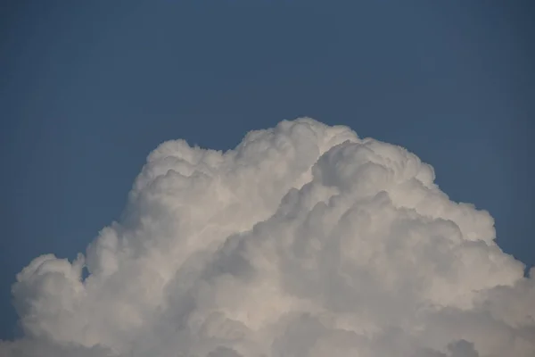 Blauwe Lucht Met Witte Wolken Natuur Achtergrond — Stockfoto