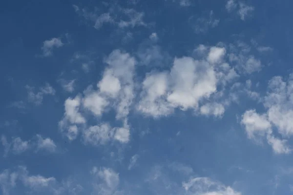Blauer Himmel Mit Weißen Wolken Natur Hintergrund — Stockfoto