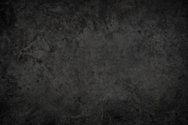Siyah beton duvar dokusu arka plan. Cilalanmış beton zemin grunge yüzeyi.