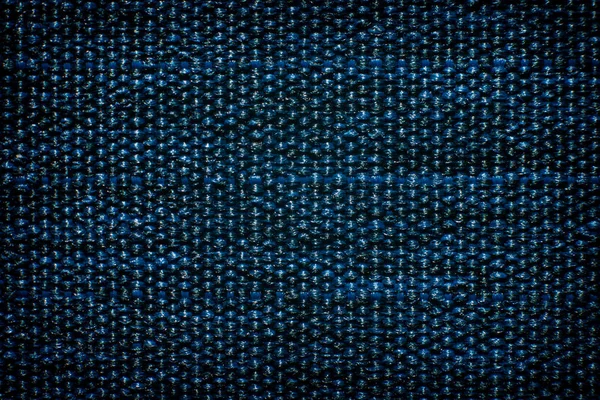 Primer plano de fondo de textura de tela azul. — Foto de Stock