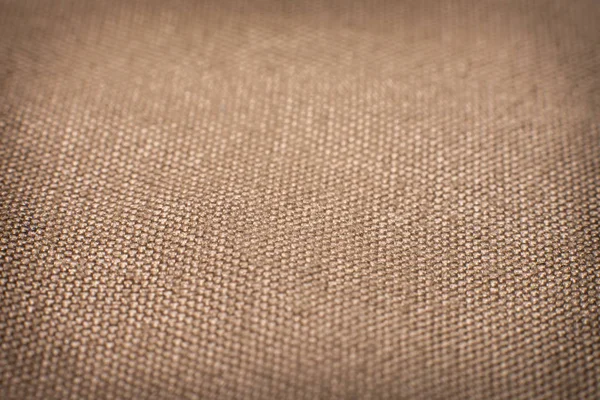 Gros plan de tissu brun texture fond . — Photo