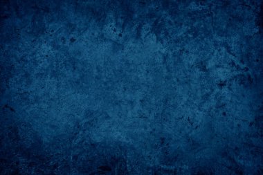 Güzel soyut koyu mavi okyanus beton duvar dokusu arka planı. Cilalanmış beton zemin grunge yüzeyi.