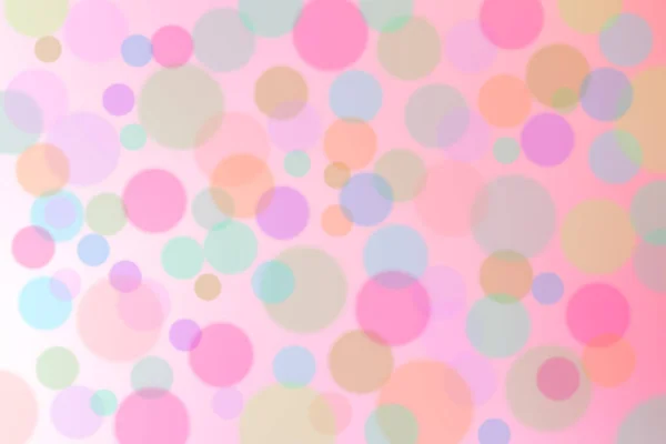 Abstract Pastel Color Soft Tone Dot Bokeh Concept Background — Stock Photo, Image