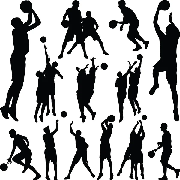 basketbol oyuncusu siluet