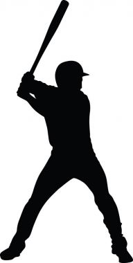 beyzbol oyuncusu vektör