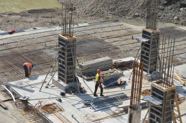 Bina yapım aşamasında