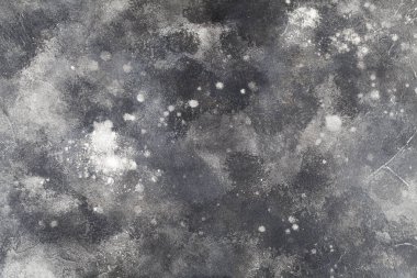 Gri, beyaz ve siyah beton duvar dokusu. Üst görünüm kapat