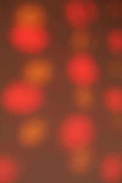 Abstracte Achtergrond Kleurrijke Bokeh Cirkels Wazig Rood Geel Kleur — Stockfoto