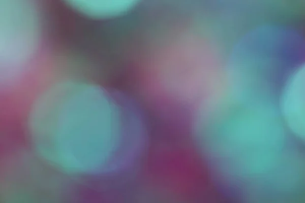 Abstrakter Hintergrund Bunte Bokeh Kreise Verschwommen Lila Und Grüne Farbe — Stockfoto